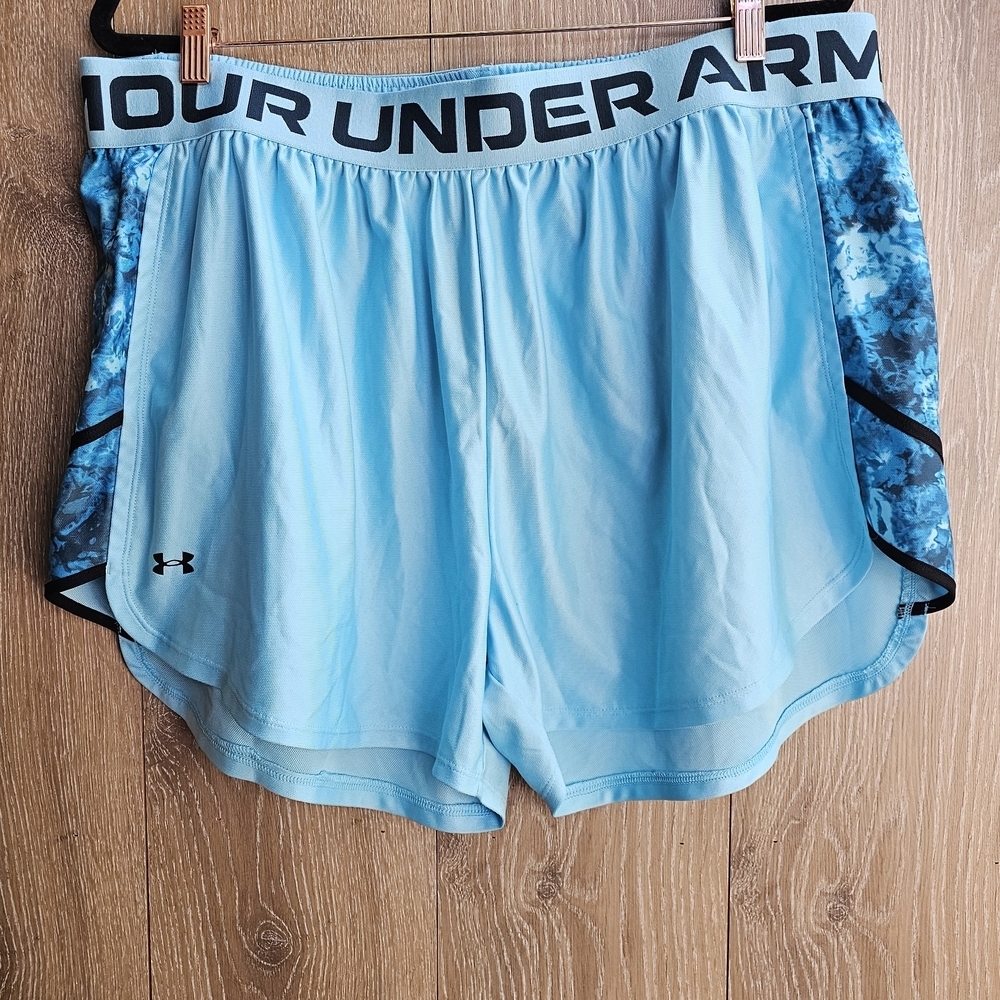Under Armour Women's Sky Blue Athletic Shorts
